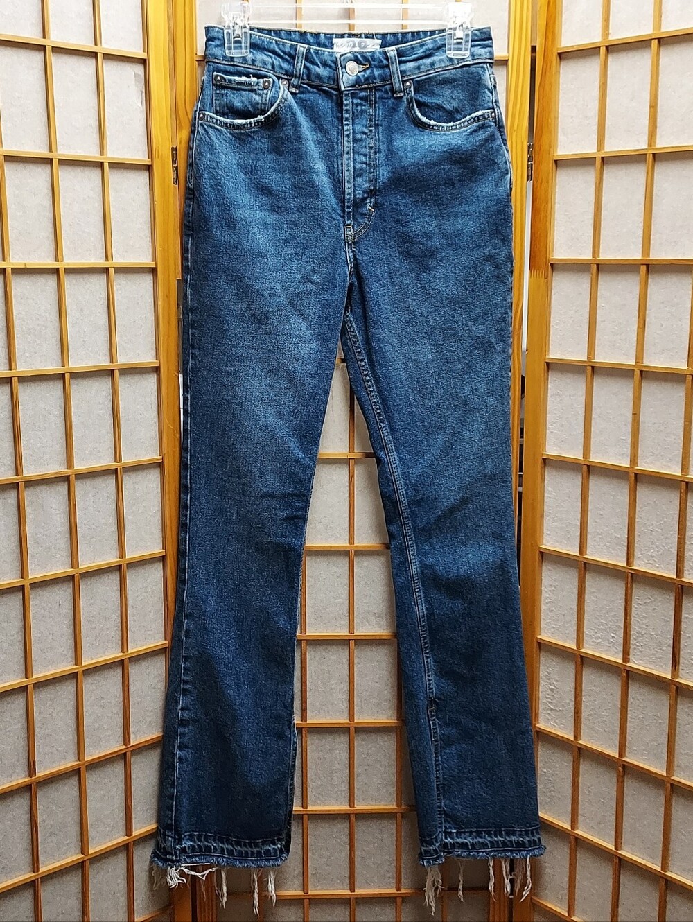 👖 We The Free People Button Fly H W Distressed Jeans Womens 27/ 2 or Juniors 3
